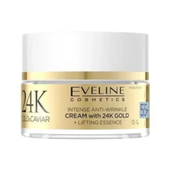 Eveline Cosmetics 24k Gold & Caviar silnie przeciwzmarszczkowy krem do twarzy 55+ 50 ml