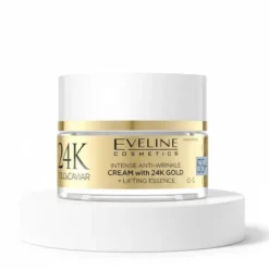 Eveline Cosmetics 24k Gold & Caviar silnie przeciwzmarszczkowy krem do twarzy 55+ 50 ml