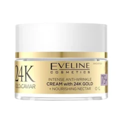 Eveline Cosmetics 24k Gold & Caviar silnie przeciwzmarszczkowy krem do twarzy 75+ 50 ml