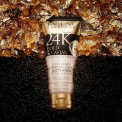 Eveline Cosmetics 24k Gold & Caviar regenerujący krem do rąk i paznokci 100 ml