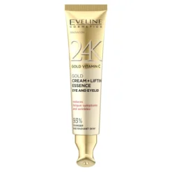 Eveline Cosmetics 24K Gold Vitamin C złoty krem-esencja liftingująca pod oczy i na powieki 15 ml