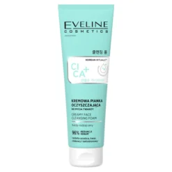 Eveline Cosmetics Korean Rituals CICA+ kremowa pianka oczyszczająca do mycia twarzy z ekstraktem z wąkroty azjatyckiej 125 ml