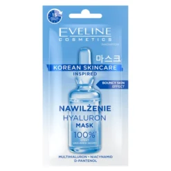Eveline Cosmetics Korean Skincare Hyaluron nawilżająca maseczka do twarzy 8 ml