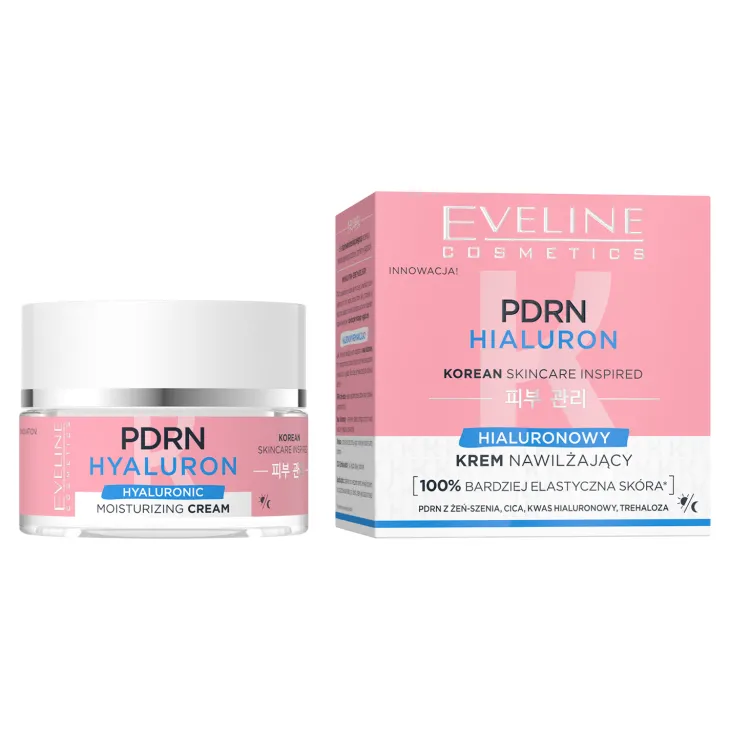 Eveline Cosmetics Korean Skincare PDRN Hialuron hialuronowy krem nawilżający do twarzy 50 ml