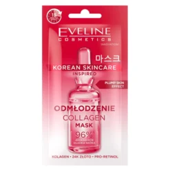Eveline Cosmetics Korean Skincare Collagen odmładzająca maseczka do twarzy 8 ml