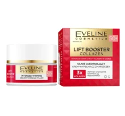 Eveline Cosmetics Lift Booster Collagen silnie ujędrniający krem-wypełniacz zmarszczek 50+ 50 ml