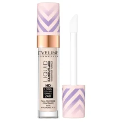 Eveline Cosmetics Liquid Camouflage wodoodporny korektor kamuflujący z kwasem hialuronowym 01 Light Porcelain 7 ml