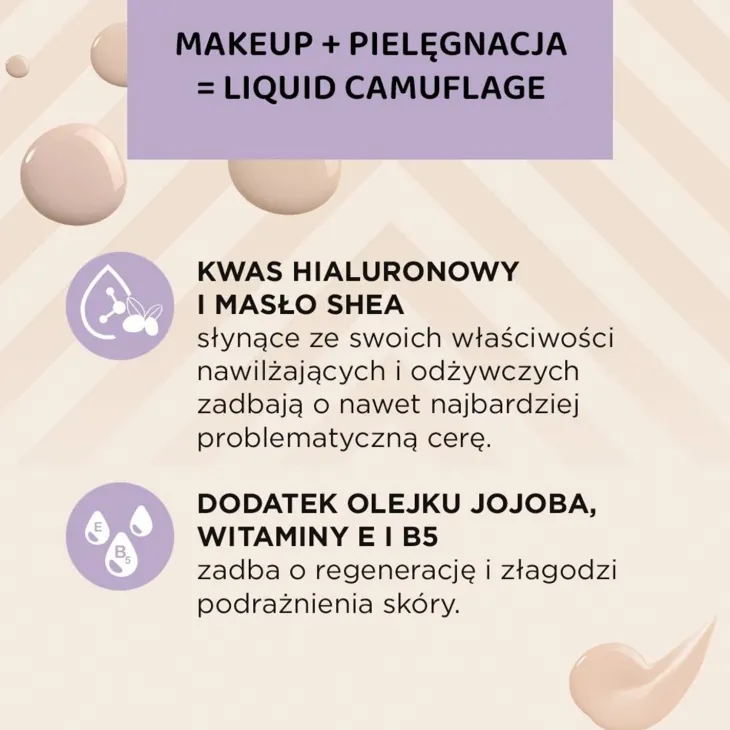 Eveline Cosmetics Liquid Camouflage wodoodporny korektor kamuflujący z kwasem hialuronowym 01 Light Porcelain 7 ml