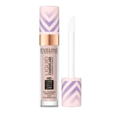 Eveline Cosmetics Liquid Camouflage korektor kryjący z kwasem hialuronowym 03 Soft Natural 7 ml