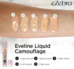 Eveline Cosmetics Liquid Camouflage korektor kryjący z kwasem hialuronowym 03 Soft Natural 7 ml