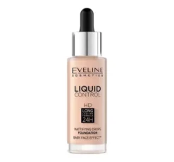 Eveline Cosmetics Liquid Control HD podkład do twarzy 002 Soft Porcelain 32 ml