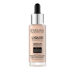Eveline Cosmetics Liquid Control HD podkład do twarzy 002 Soft Porcelain 32 ml