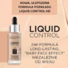Eveline Cosmetics Liquid Control HD matujący podkład do twarzy z niacynamidem 065 Toffee 32 ml
