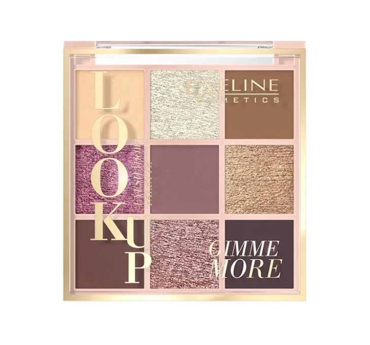Eveline Cosmetics Look Up Eyeshadow Palette paleta cieni do powiek Gimme More 10,8 g