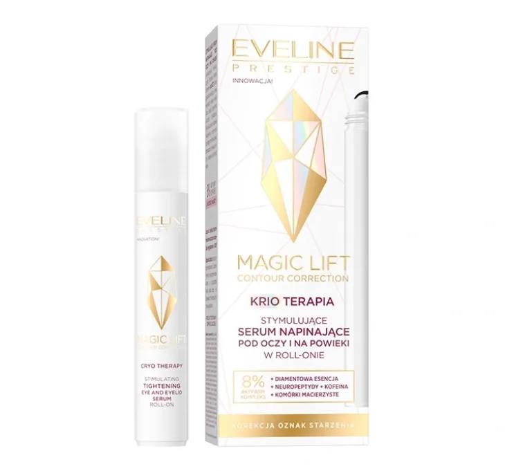 Eveline Cosmetics Magic Lift stymulujące serum napinające pod oczy i na powieki w roll-on 15 ml