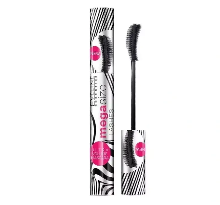 Eveline Cosmetics Mega Size Lashes wydłużający tusz do rzęs Black 10 ml