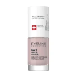Eveline Cosmetics Nail Therapy Professional 6w1 Care And Colour skoncentrowana odżywka do paznokci Latte 5 ml