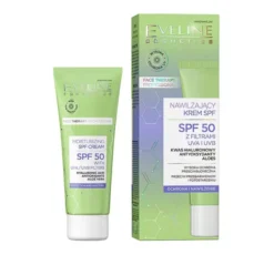 Eveline Cosmetics nawilżający krem SPF50 z filtrami UVA i UVB 30 ml