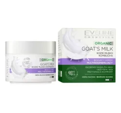 Eveline Cosmetics Organic Goat's Milk bogaty krem multiregenerujący do twarzy 50 ml
