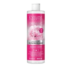 Eveline Cosmetics Organic Peony łagodzący płyn micelarny 5w1 400 ml