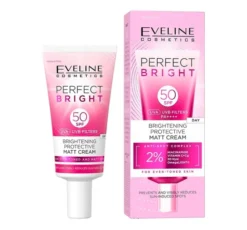 Eveline Cosmetics Perfect Bright rozjaśniająco-ochronny krem matujący do twarzy SPF50 30 ml