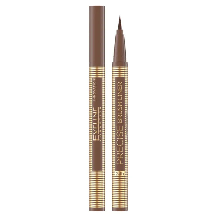 Eveline Cosmetics Precise Brush Liner precyzyjny eyeliner Rich Chocolate 1 ml