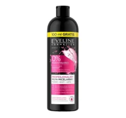 Eveline Cosmetics profesjonalny płyn micelarny 3w1 do twarzy, oczu i ust 500 ml