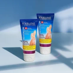 Eveline Cosmetics Revitalum skoncentrowany zmiękczający krem-serum przeciw zrogowaceniom 10% kwasów 75 ml