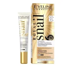 Eveline Cosmetics Royal Snail Terapia Śluzem Ślimaka 50+ 70+ liftingujący krem pod oczy 20 ml