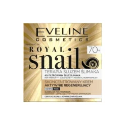 Eveline Cosmetics Royal Snail skoncentrowany krem do twarzy aktywnie regenerujący 70+ 50 ml