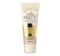 Eveline Cosmetics Satin Matt podkład matujący 104 Beige 30 ml