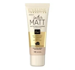 Eveline Cosmetics Satin Matt podkład matujący 103 Natural 30 ml
