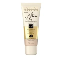 Eveline Cosmetics Satin Matt podkład matujący 102 Vanilla 30 ml
