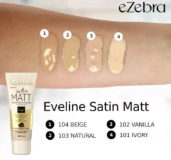 Eveline Cosmetics Satin Matt podkład matujący 102 Vanilla 30 ml