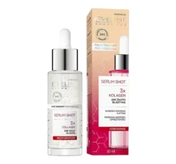 Eveline Cosmetics Serum Shot odbudowujące serum do twarzy, szyi i dekoltu 30 ml