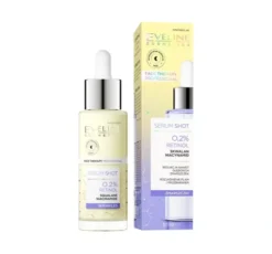 Eveline Cosmetics Serum Shot 0,2% Retinol przeciwzmarszczkowe serum do twarzy, szyi i dekoltu 30 ml