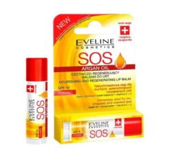 Eveline Cosmetics SOS Argan Oil odżywczo-regenerujący balsam do ust SPF10 Classic 13,9 g