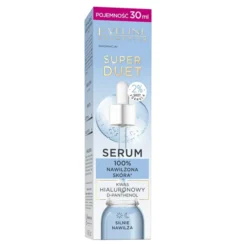 Eveline Cosmetics Super Duet nawilżające serum do twarzy z 2% kwasem hialuronowym 30 ml