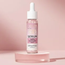 Eveline Cosmetics Super Duet odbudowujące serum do twarzy 5% ceramidy do skóry odwodnionej i matowej 30 ml