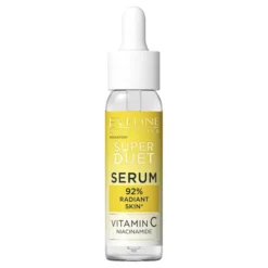 Eveline Cosmetics Super Duet serum do twarzy na przebarwienia 15% witamina C do skóry szarej 30 ml