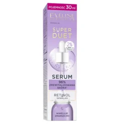 Eveline Cosmetics Super Duet naprawcze serum do twarzy z 2% retinol do skóry suchej i dojrzałej 30 ml