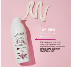 Eveline Cosmetics Super Needles Collagen 100 mezo-booster nawilżający krem odżywczy 50 ml