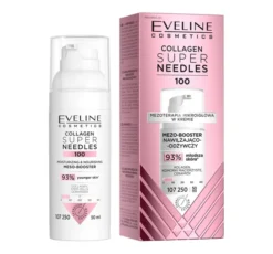 Eveline Cosmetics Super Needles Collagen 100 mezo-booster nawilżający krem odżywczy 50 ml