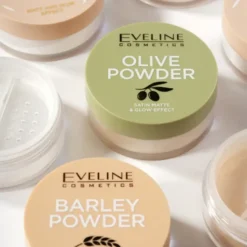 Eveline Cosmetics sypki puder do twarzy z mączką jęczmienną 8 g