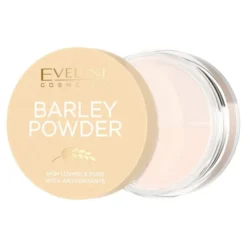 Eveline Cosmetics sypki puder do twarzy z mączką jęczmienną 8 g