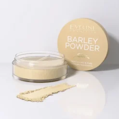 Eveline Cosmetics sypki puder do twarzy z mączką jęczmienną 8 g