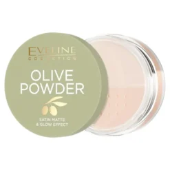 Eveline Cosmetics sypki puder do twarzy z ekstraktem z liści i nasion oliwki 8 g