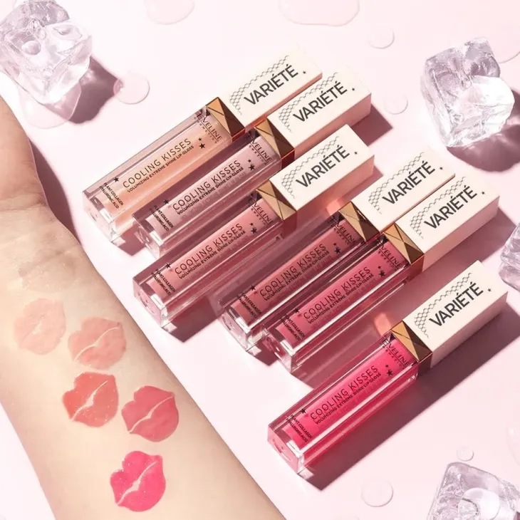Eveline Cosmetics Variété Cooling Kisses błyszczyk powiększający usta 03 Star Glow 6,8 ml
