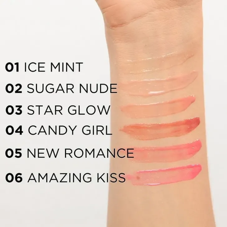 Eveline Cosmetics Variété Cooling Kisses błyszczyk powiększający usta 03 Star Glow 6,8 ml
