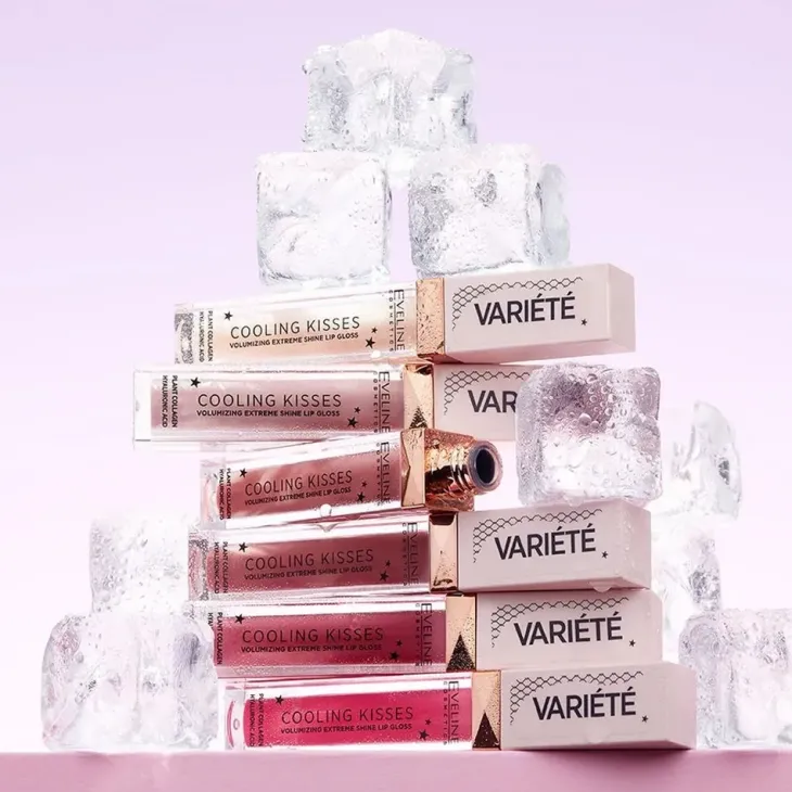 Eveline Cosmetics Variété Cooling Kisses błyszczyk powiększający usta 03 Star Glow 6,8 ml